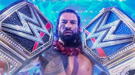 universal champion|Roman Reigns hits 2.
